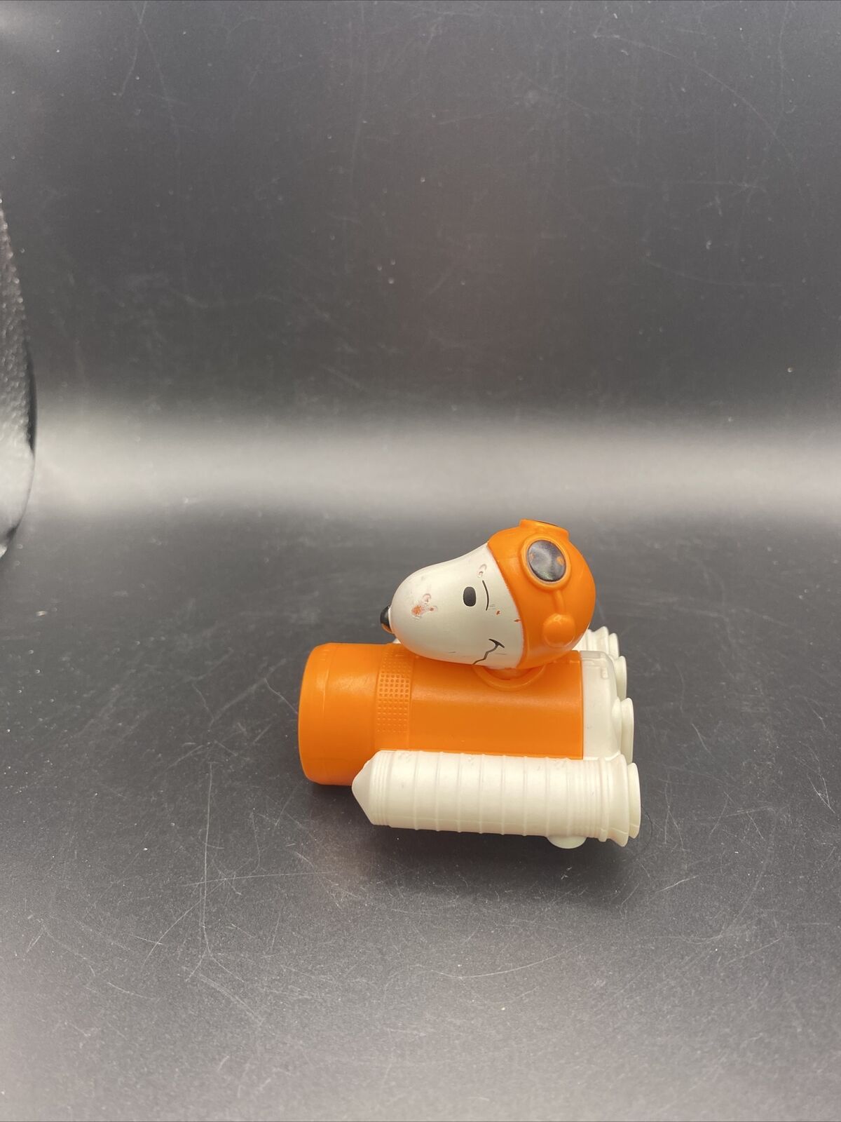 McDonalds Snoopy Nasa Rocket Toy Peanuts Pull Back & Release Happy Meal Vehicle - toyscardscomics