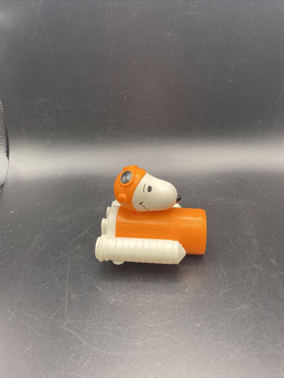 McDonalds Snoopy Nasa Rocket Toy Peanuts Pull Back & Release Happy Meal Vehicle - toyscardscomics