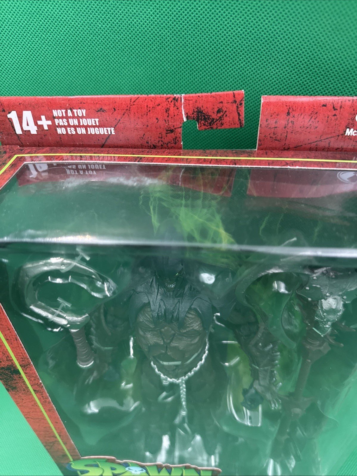 Mcfarlane Spawn 7 Inch Action Figure Wave 3 - Raven Spawn (Small Hook) NEW !!!!! - toyscardscomics