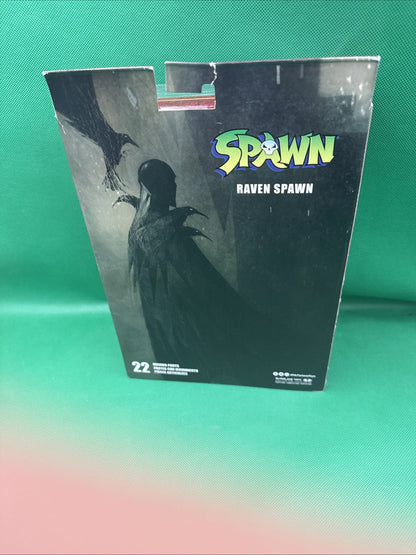Mcfarlane Spawn 7 Inch Action Figure Wave 3 - Raven Spawn (Small Hook) NEW !!!!! - toyscardscomics