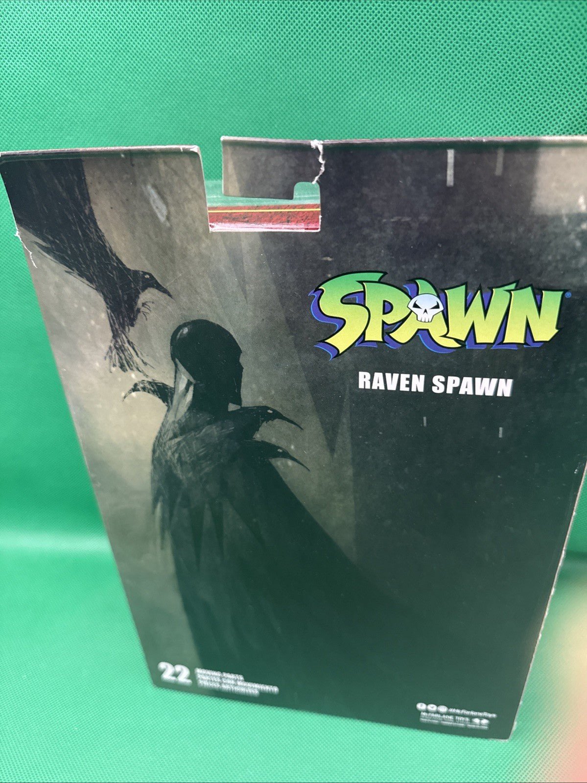 Mcfarlane Spawn 7 Inch Action Figure Wave 3 - Raven Spawn (Small Hook) NEW !!!!! - toyscardscomics
