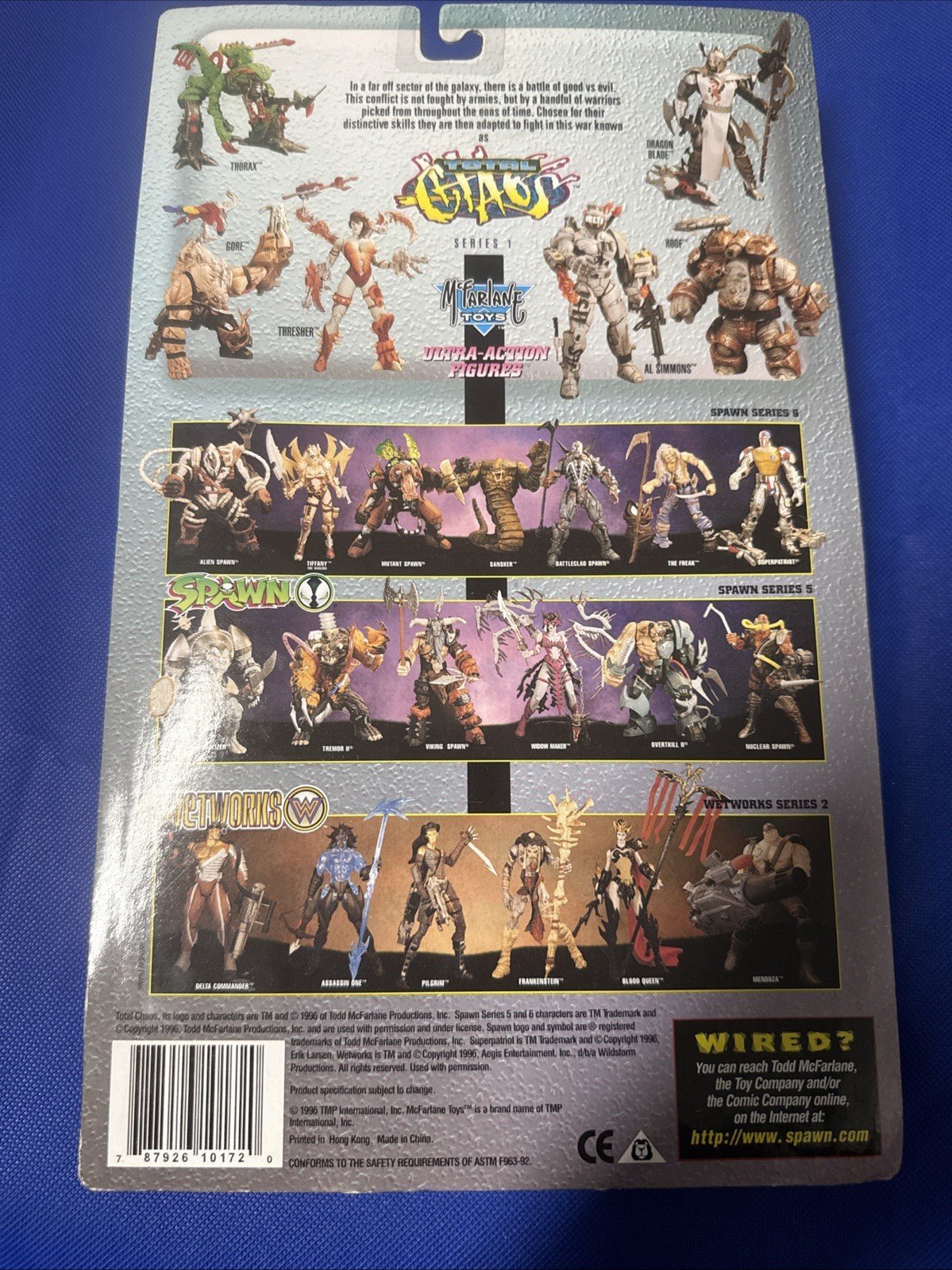 McFarlane Spawn Total Chaos Ultra Action Gore Pirate Harpoon Villain Figure 1996 - toyscardscomics