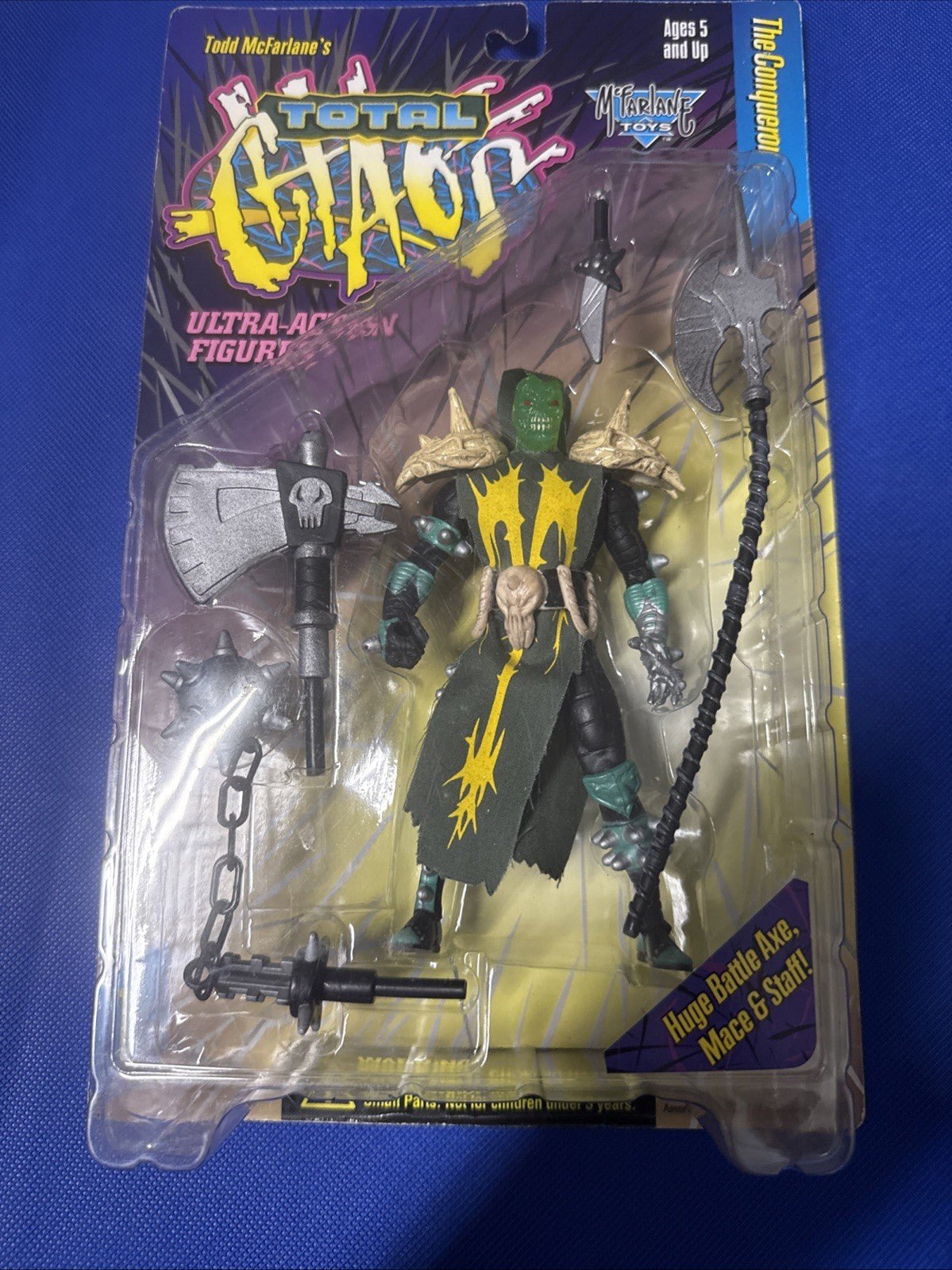 McFarlane Spawn Total Chaos Ultra Action Gore Pirate Harpoon Villain Figure 1996 - toyscardscomics