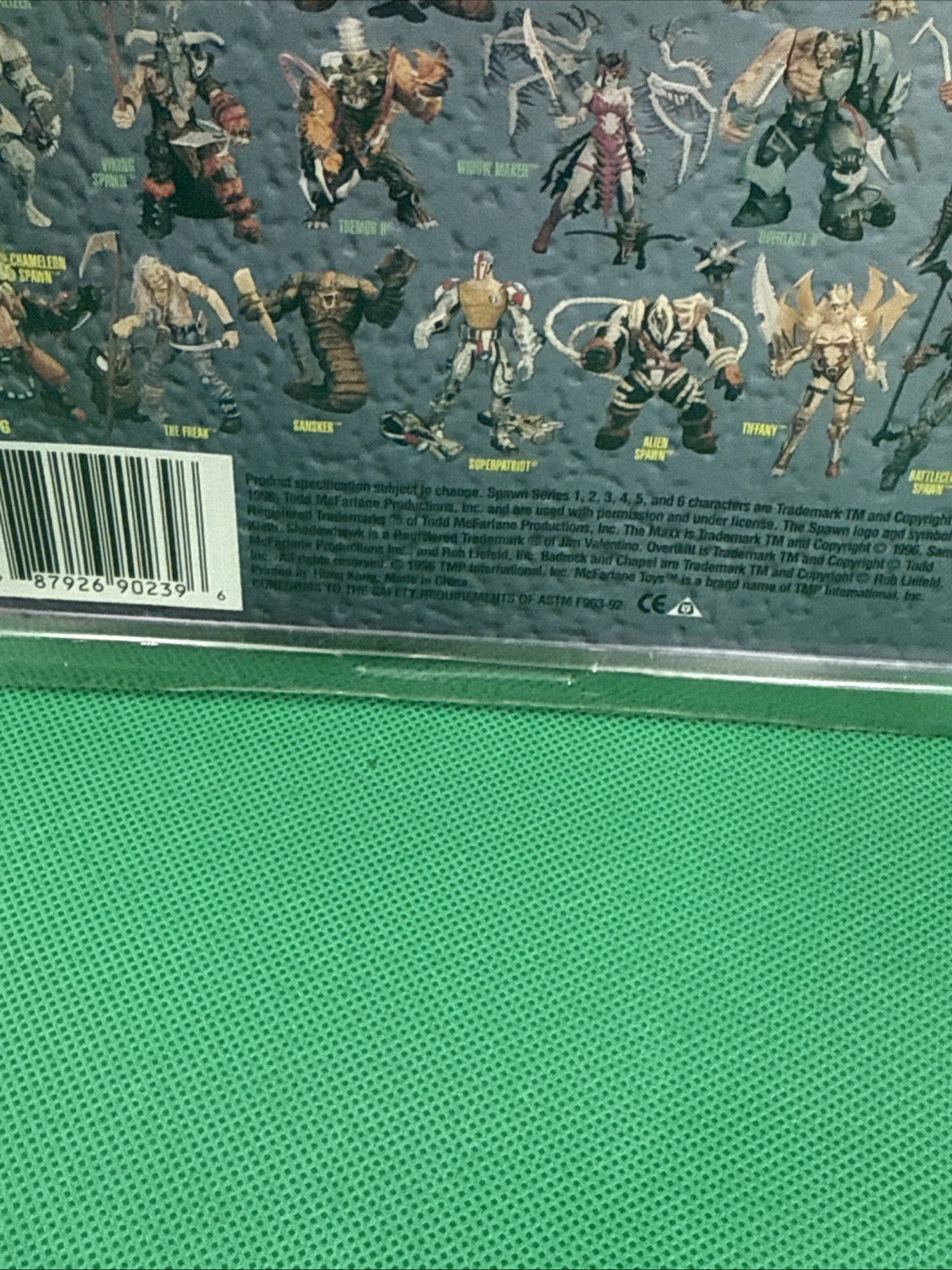 McFarlane Special Limited Edition GREEN Necroplasma Spawn Flying Cape & Comic Bk - toyscardscomics