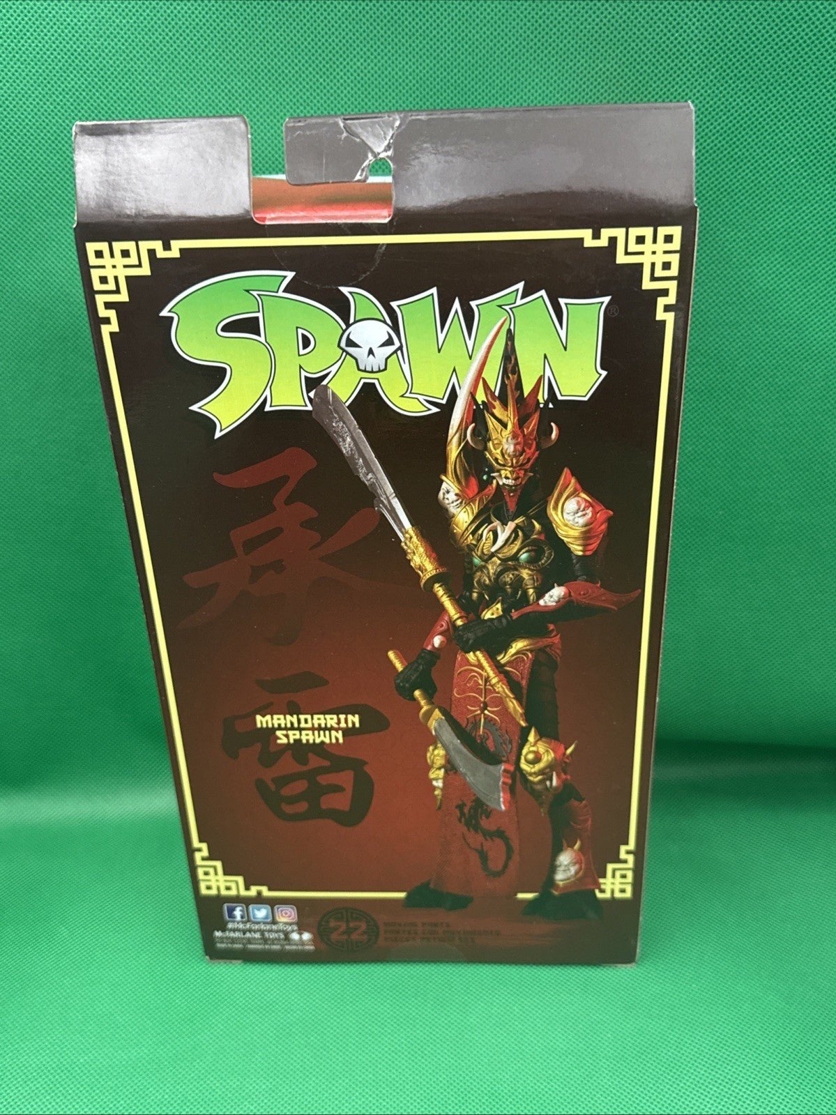 McFarlane Toys 195862 Mandarin Spawn Action Figure - Red - toyscardscomics