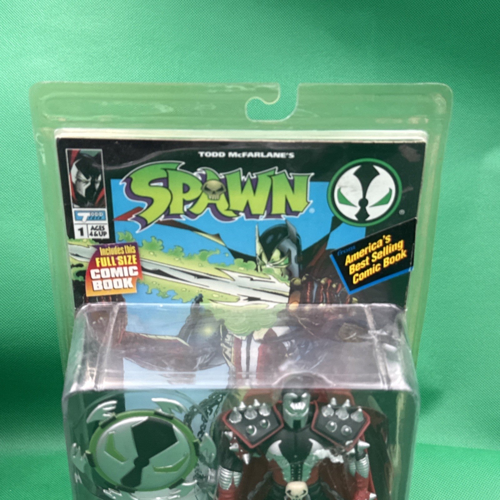 McFarlane Toys Medieval Spawn Series 1 Action Figure 1994 With Comic SEALED - toyscardscomics