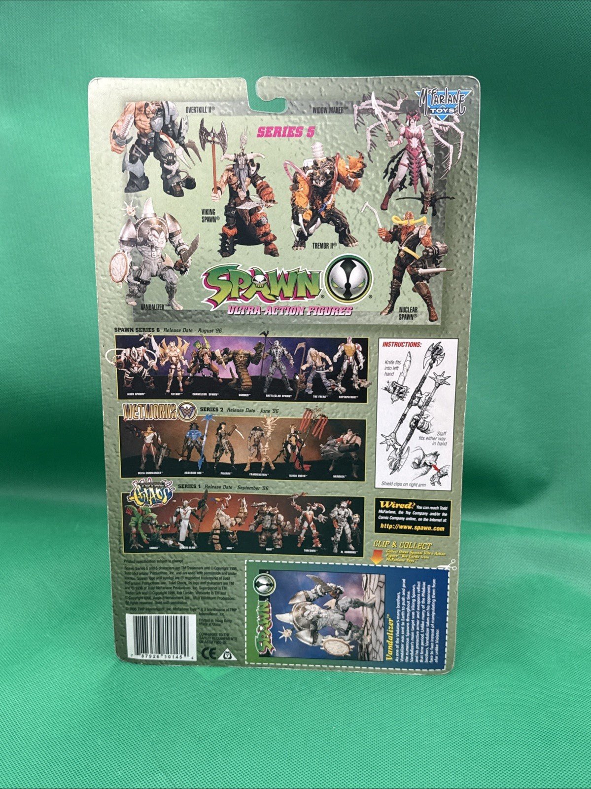 Mcfarlane Toys Spawn Series 5 Vandalizer Gray Ready - for - Battle Action Figure - toyscardscomics