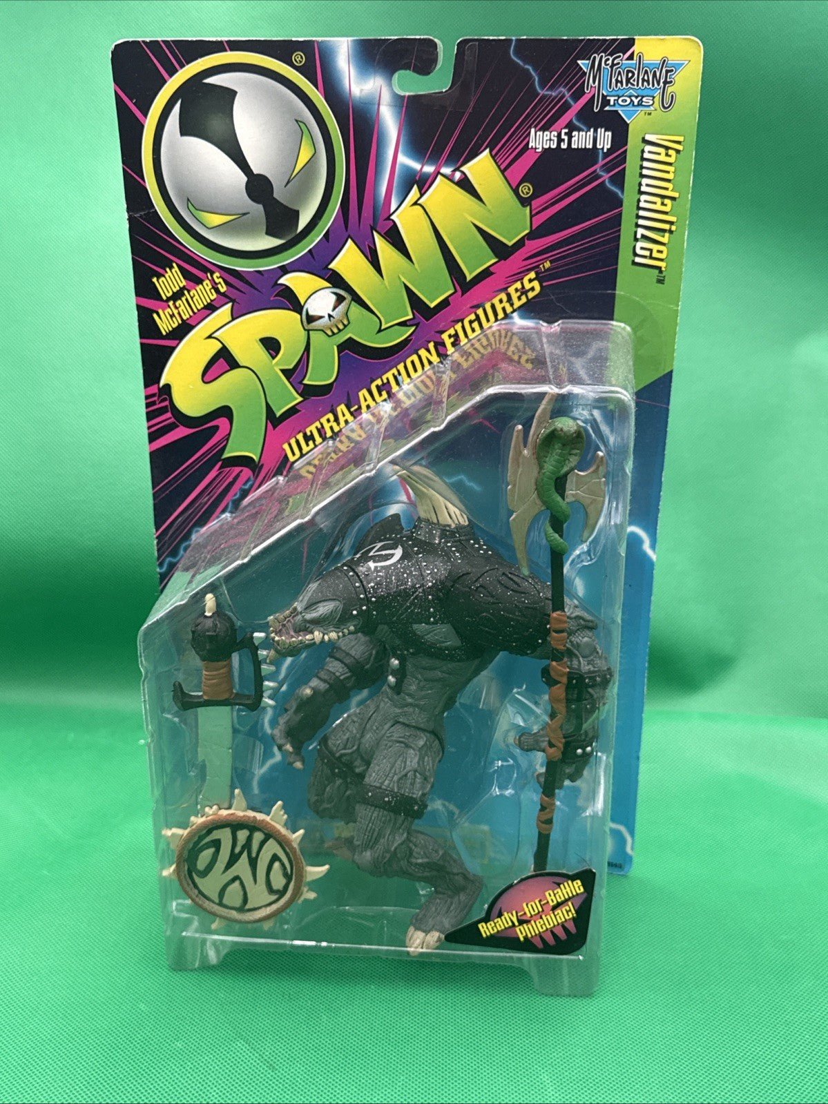 Mcfarlane Toys Spawn Series 5 Vandalizer Gray Ready - for - Battle Action Figure - toyscardscomics