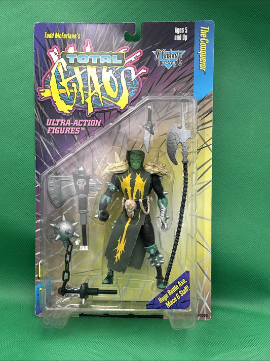 McFarlane Toys The Conqueror Total Chaos Series 1 Ultra - Action Figure Axe Mace - toyscardscomics