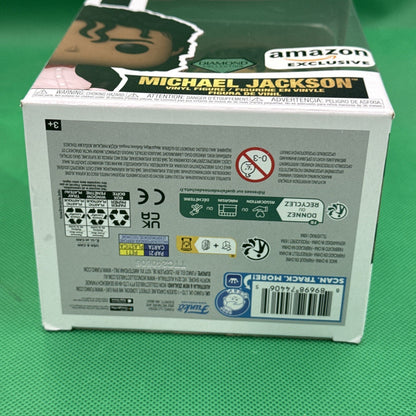MICHAEL JACKSON Funko POP! Rocks 360 Diamond Coll. Amazon Exclusive NM+ - toyscardscomics