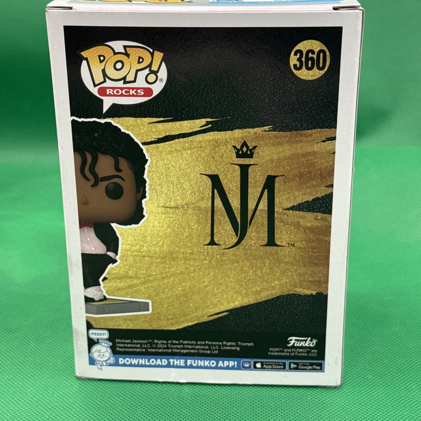 MICHAEL JACKSON Funko POP! Rocks 360 Diamond Coll. Amazon Exclusive NM+ - toyscardscomics