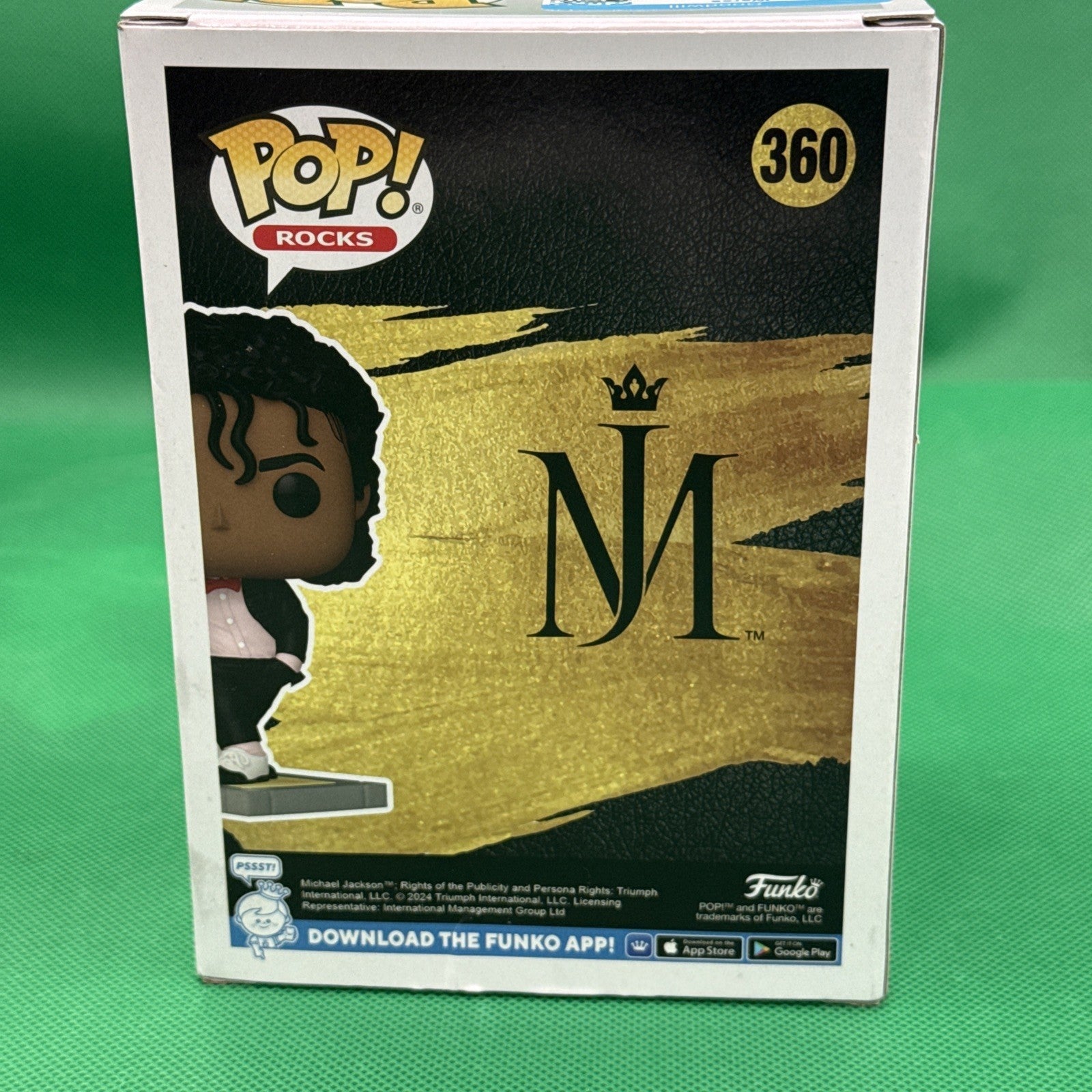 MICHAEL JACKSON Funko POP! Rocks 360 Diamond Coll. Amazon Exclusive NM+ - toyscardscomics