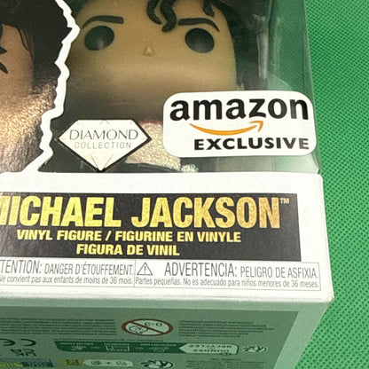 MICHAEL JACKSON Funko POP! Rocks 360 Diamond Coll. Amazon Exclusive NM+ - toyscardscomics