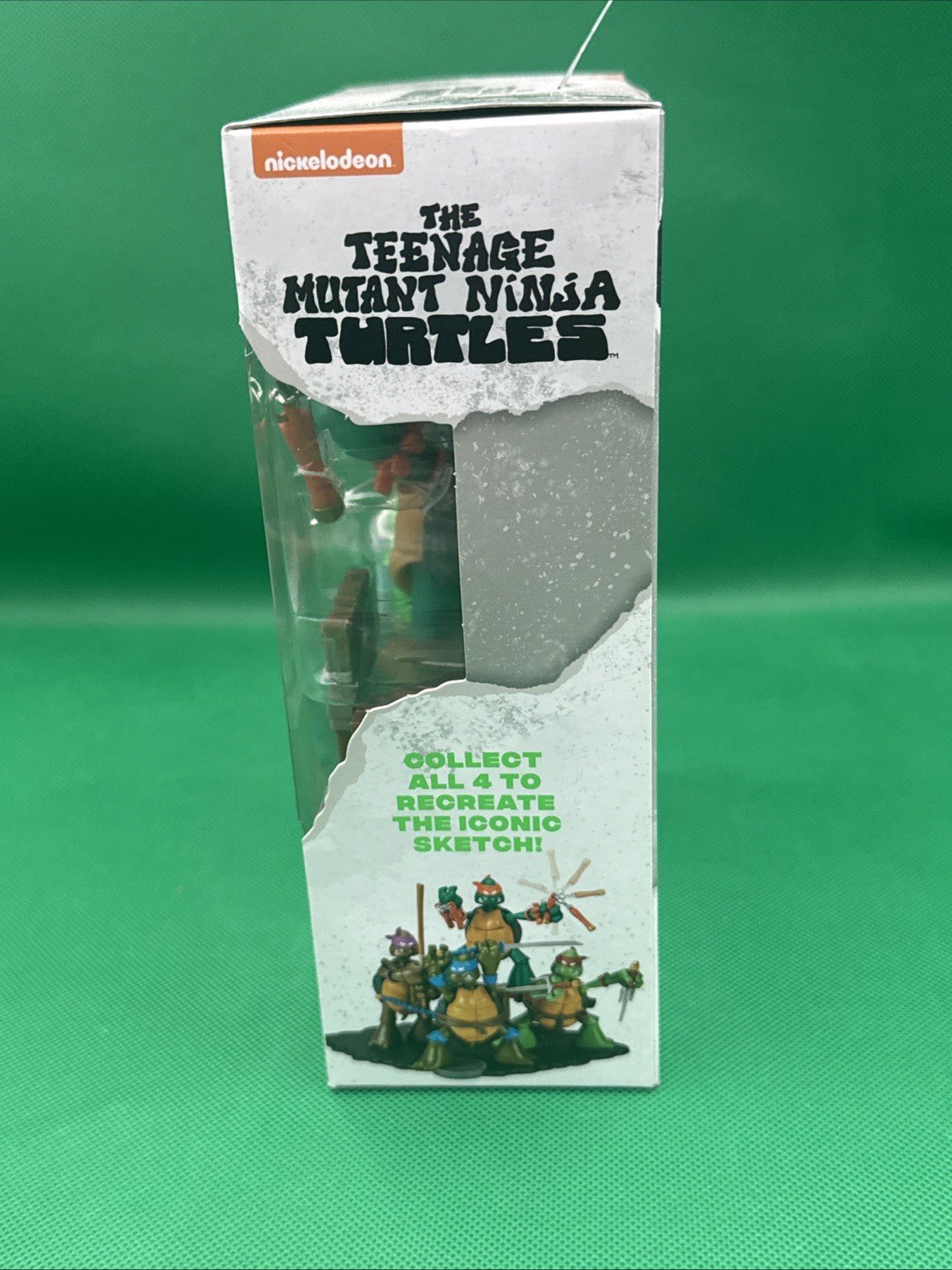 MICHELANGELO Teenage Mutant Ninja Turtles 40th Original Sketch Figure Playmates - toyscardscomics