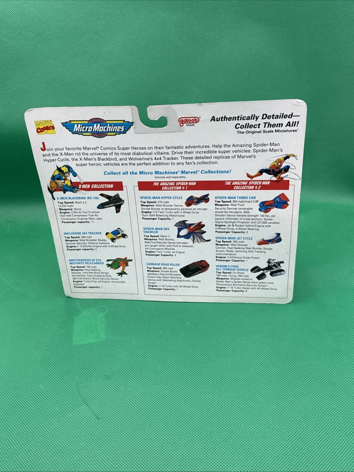 Micro Machines Spider - Man Collection 2 Miniature Scale The Amazing Spider - Man - toyscardscomics