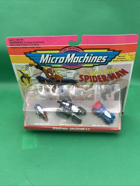Micro Machines Spider - Man Collection 2 Miniature Scale The Amazing Spider - Man - toyscardscomics