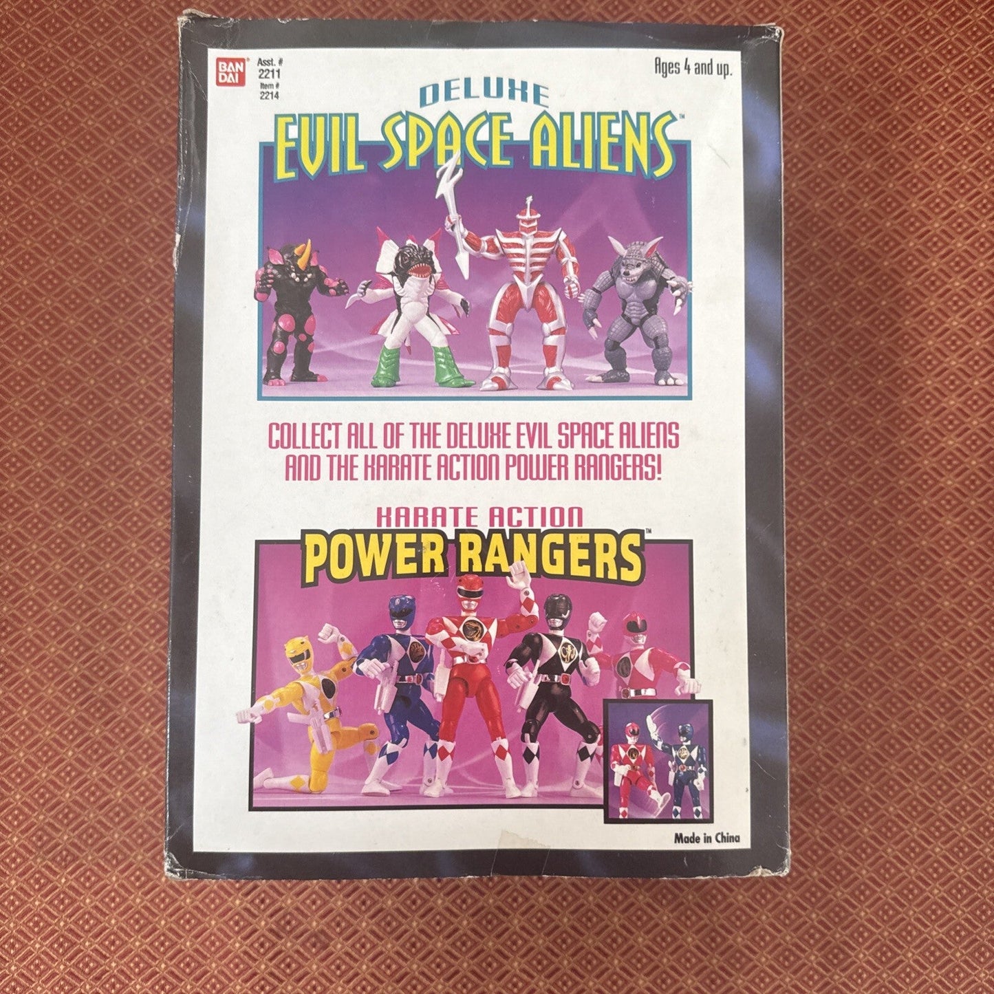 MIGHTY MORPHIN POWER RANGERS (1994 Bandai) - Pirantis Head Deluxe Evil Space - toyscardscomics