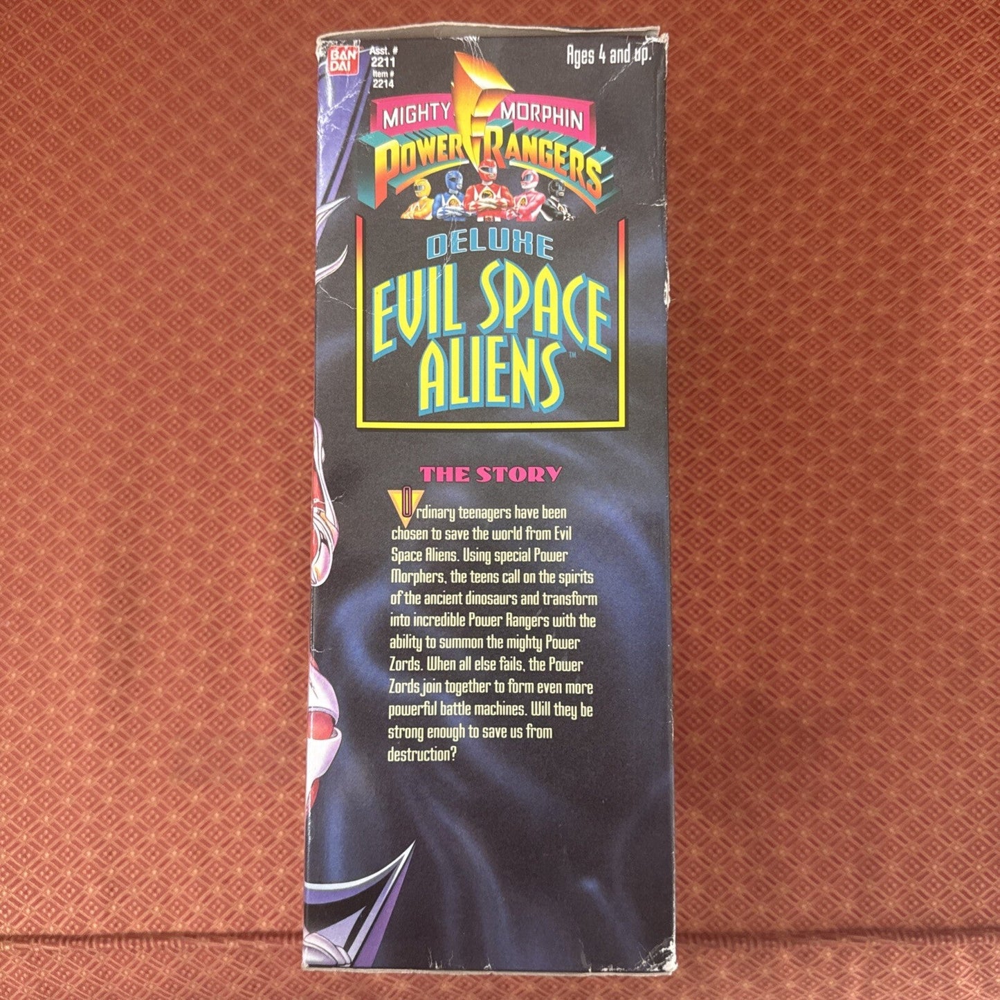 MIGHTY MORPHIN POWER RANGERS (1994 Bandai) - Pirantis Head Deluxe Evil Space - toyscardscomics