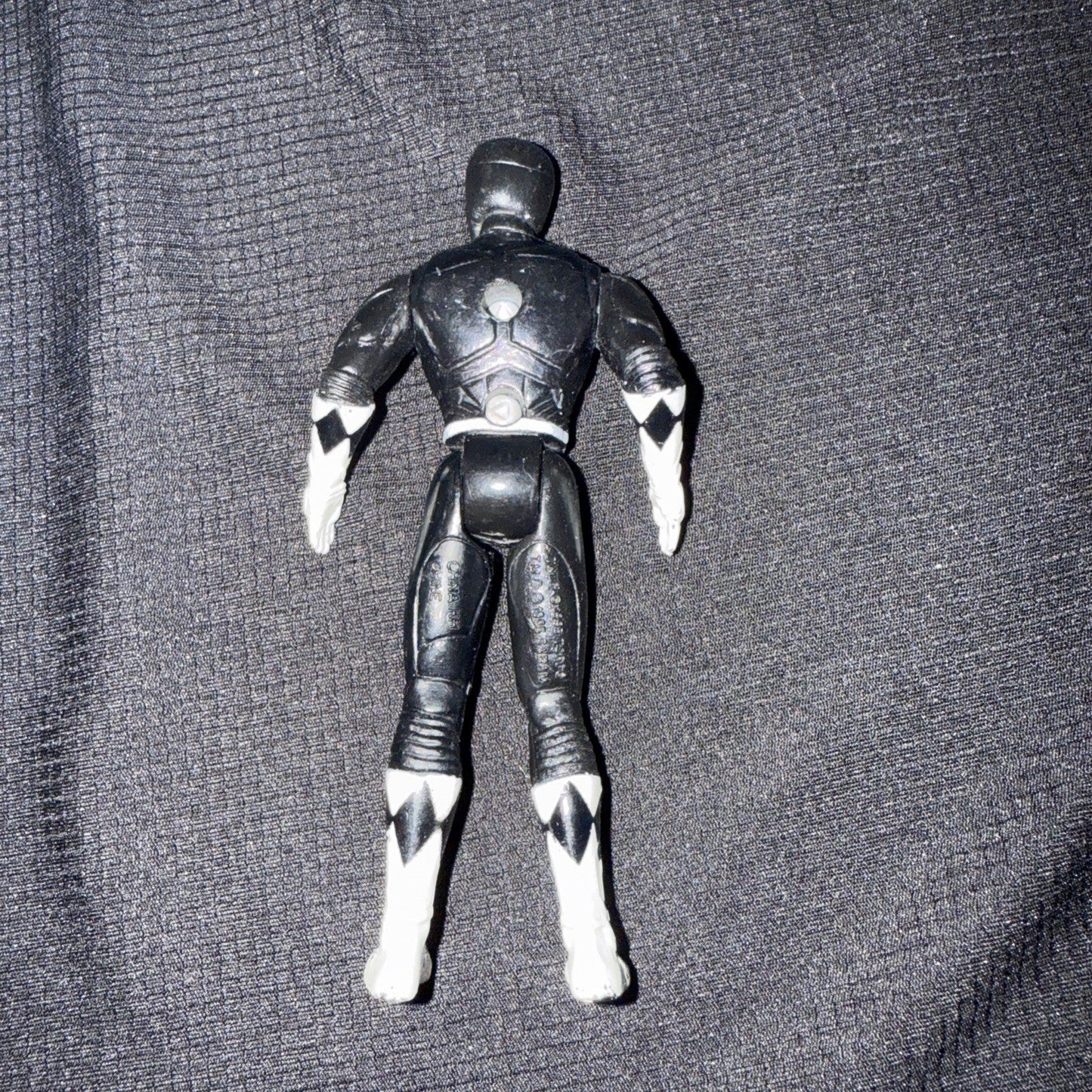 Mighty Morphin Power Rangers 1995 Saban 4" Black Ranger Figure - toyscardscomics