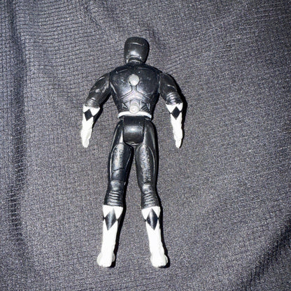Mighty Morphin Power Rangers 1995 Saban 4" Black Ranger Figure - toyscardscomics