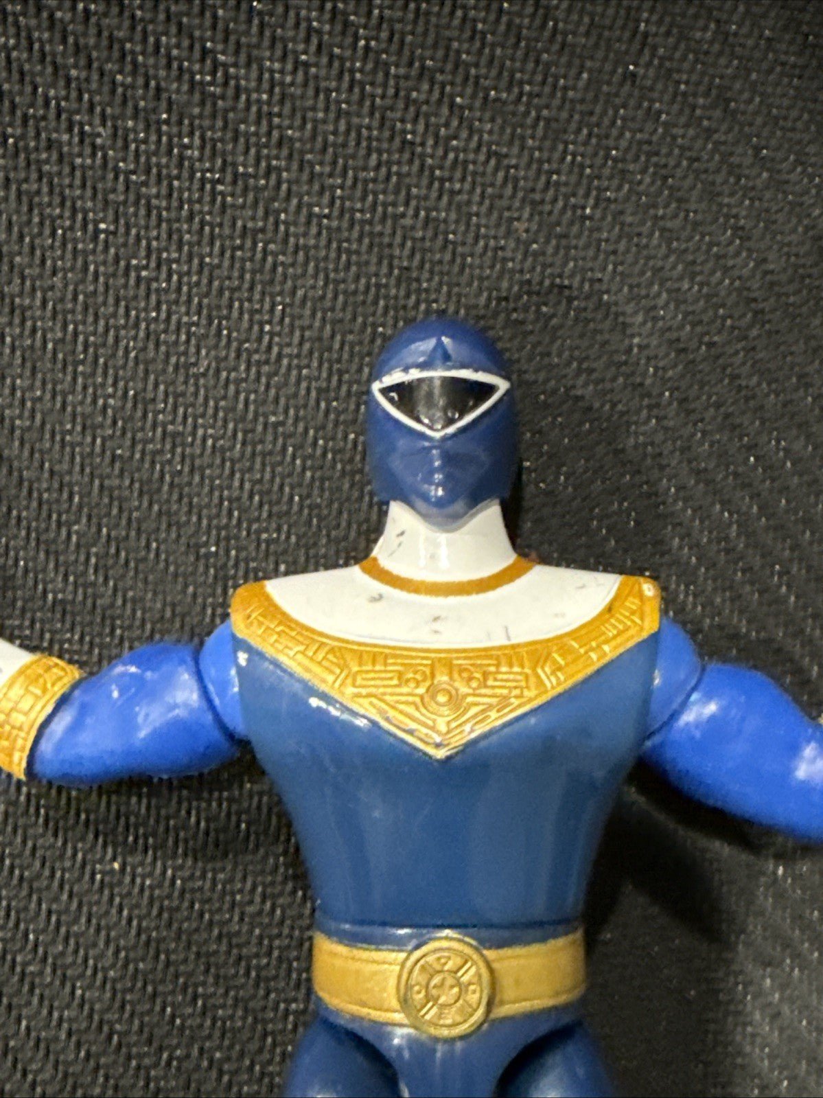 Mighty Morphin Power Rangers 1996 Blue Zeo Ranger lll 5" Bandai - toyscardscomics