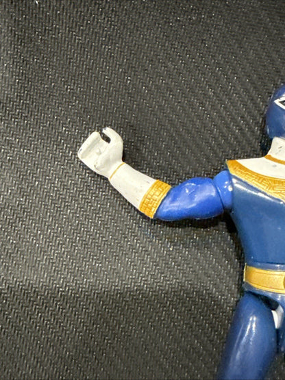 Mighty Morphin Power Rangers 1996 Blue Zeo Ranger lll 5" Bandai - toyscardscomics