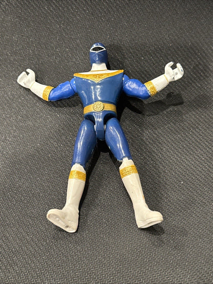 Mighty Morphin Power Rangers 1996 Blue Zeo Ranger lll 5" Bandai - toyscardscomics