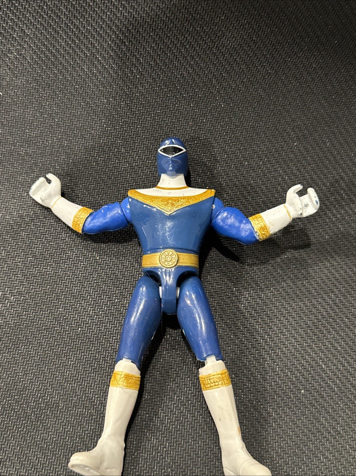 Mighty Morphin Power Rangers 1996 Blue Zeo Ranger lll 5" Bandai - toyscardscomics