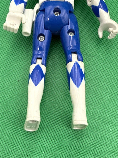 Mighty Morphin Power Rangers Auto Morphin Billy The Blue Ranger Bandai Fliphead - toyscardscomics