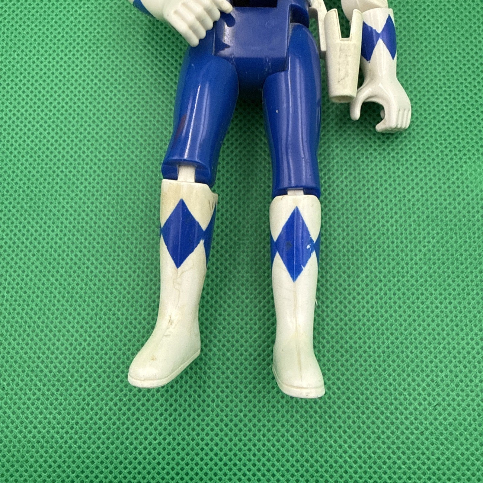 Mighty Morphin Power Rangers Auto Morphin Billy The Blue Ranger Bandai Fliphead - toyscardscomics