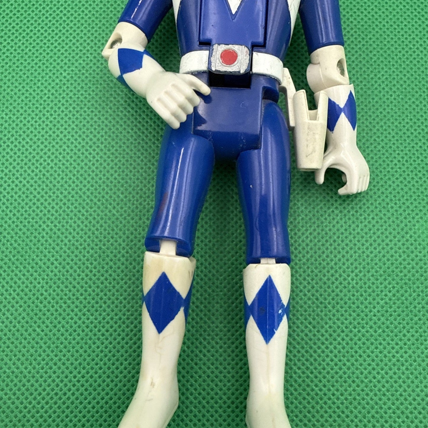 Mighty Morphin Power Rangers Auto Morphin Billy The Blue Ranger Bandai Fliphead - toyscardscomics