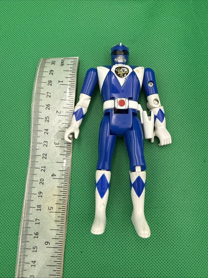 Mighty Morphin Power Rangers Auto Morphin Billy The Blue Ranger Bandai Fliphead - toyscardscomics