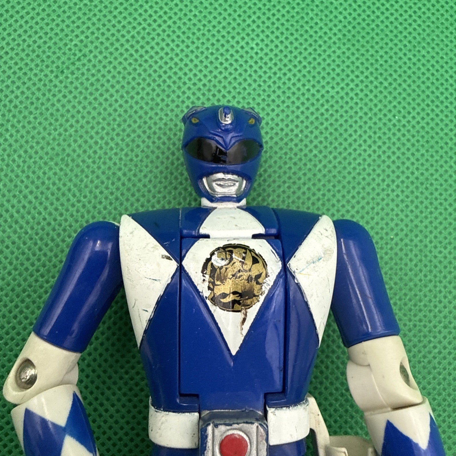 Mighty Morphin Power Rangers Auto Morphin Billy The Blue Ranger Bandai Fliphead - toyscardscomics