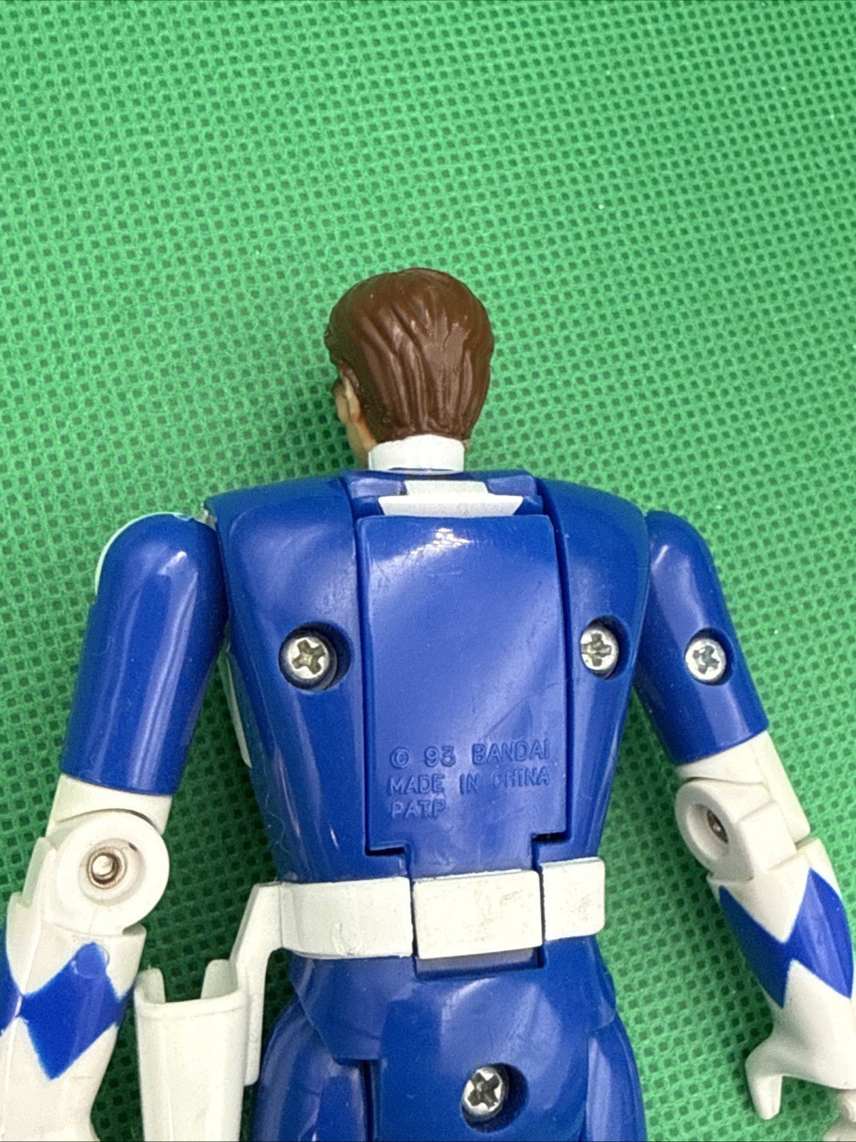 Mighty Morphin Power Rangers Auto Morphin Billy The Blue Ranger Bandai Fliphead - toyscardscomics