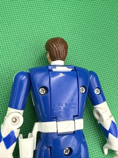 Mighty Morphin Power Rangers Auto Morphin Billy The Blue Ranger Bandai Fliphead - toyscardscomics