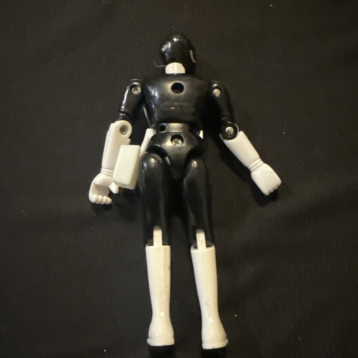 Mighty Morphin Power Rangers Black Ranger 4.75" Action Figure No Weapons - Nice! - toyscardscomics