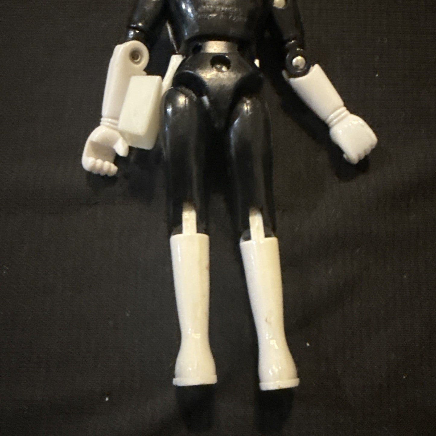 Mighty Morphin Power Rangers Black Ranger 4.75" Action Figure No Weapons - Nice! - toyscardscomics