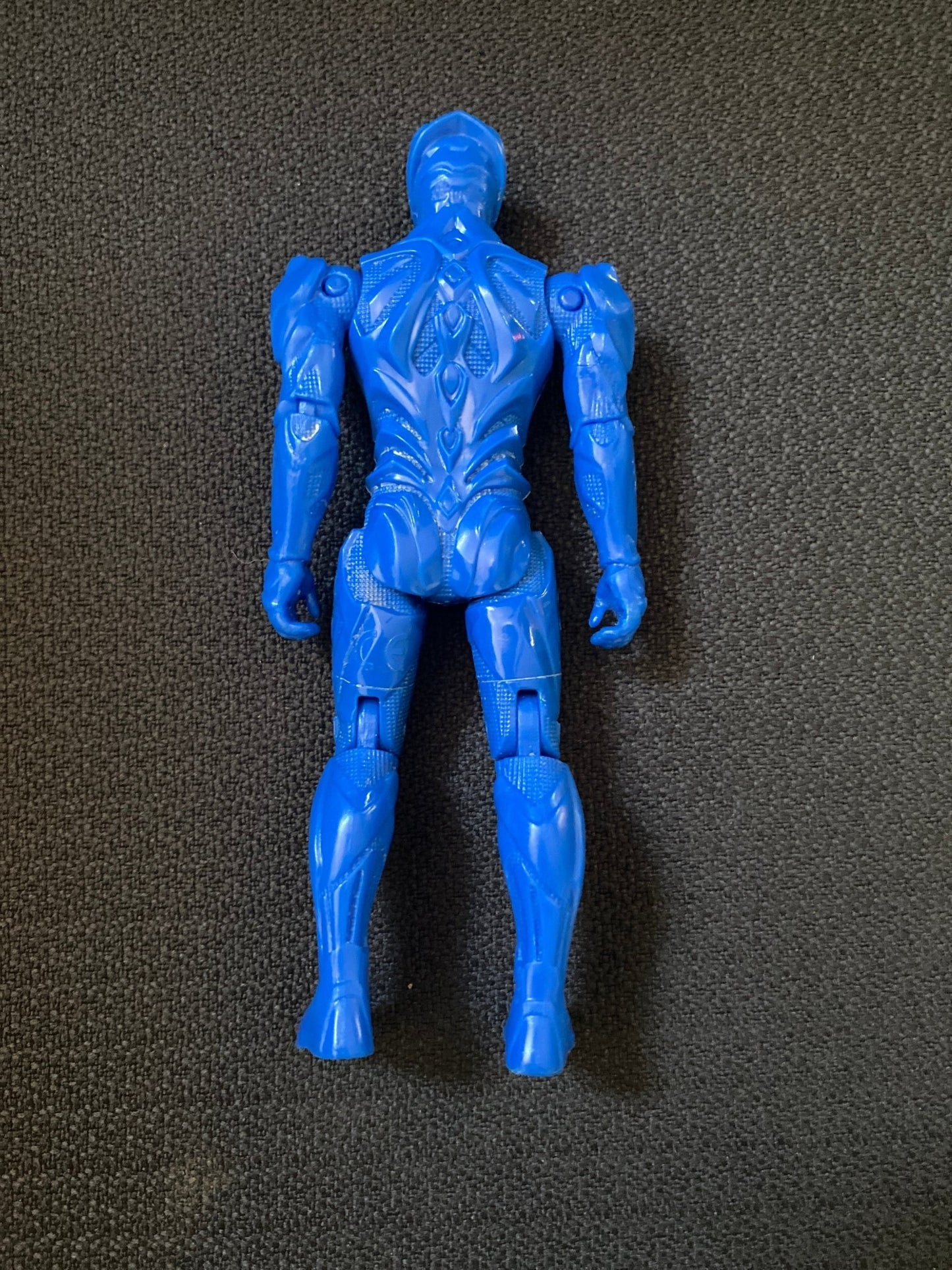 Mighty Morphin Power Rangers BLUE Movie Bandai 2016 6” Figure - toyscardscomics