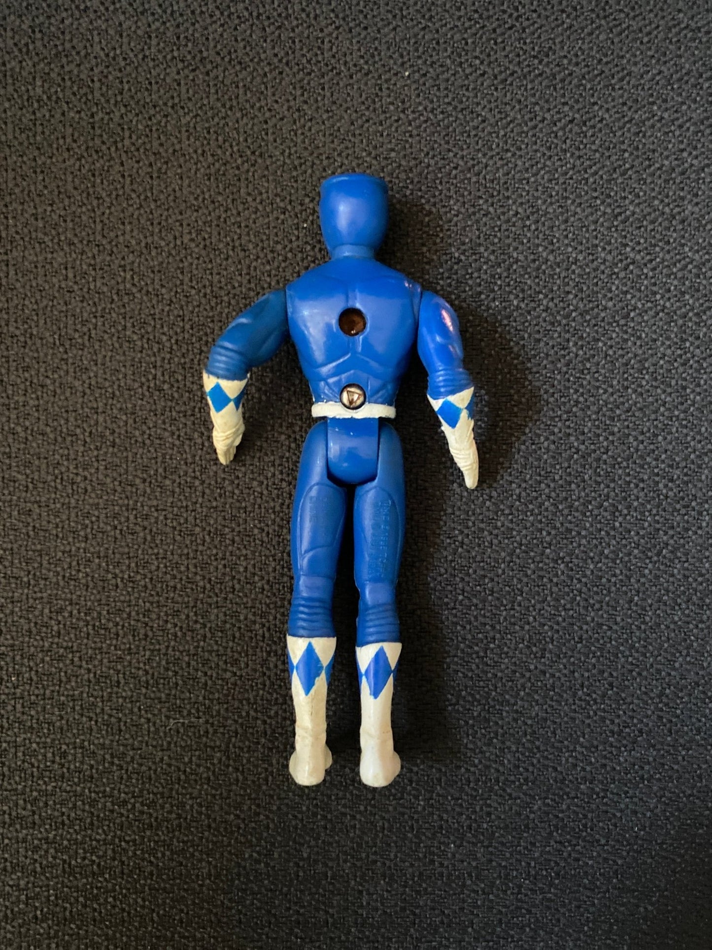 Mighty Morphin Power Rangers BLUE Ranger 4" Action Figure Saban 1995 - toyscardscomics