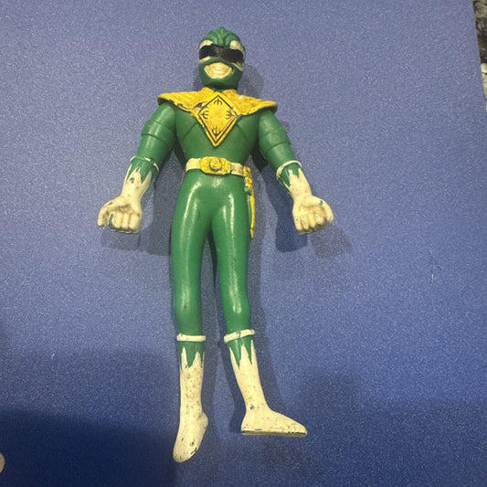 Mighty Morphin Power Rangers Green Ranger Bendy Figure Saban 1994 Vintage - toyscardscomics