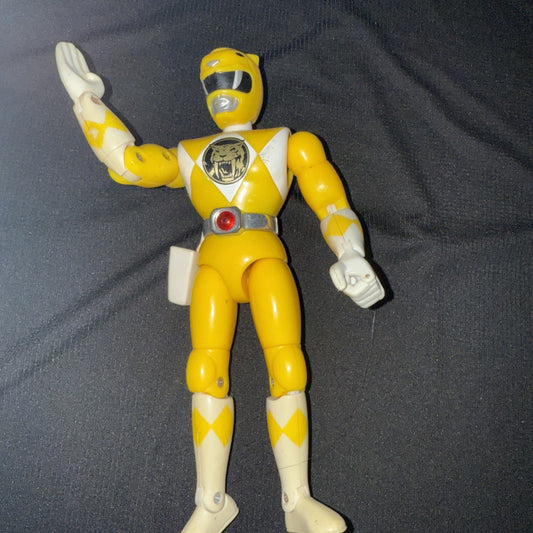 Mighty Morphin Power Rangers KARATE ACTION YELLOW RANGER TRINI Figure ONLY 1994 - toyscardscomics