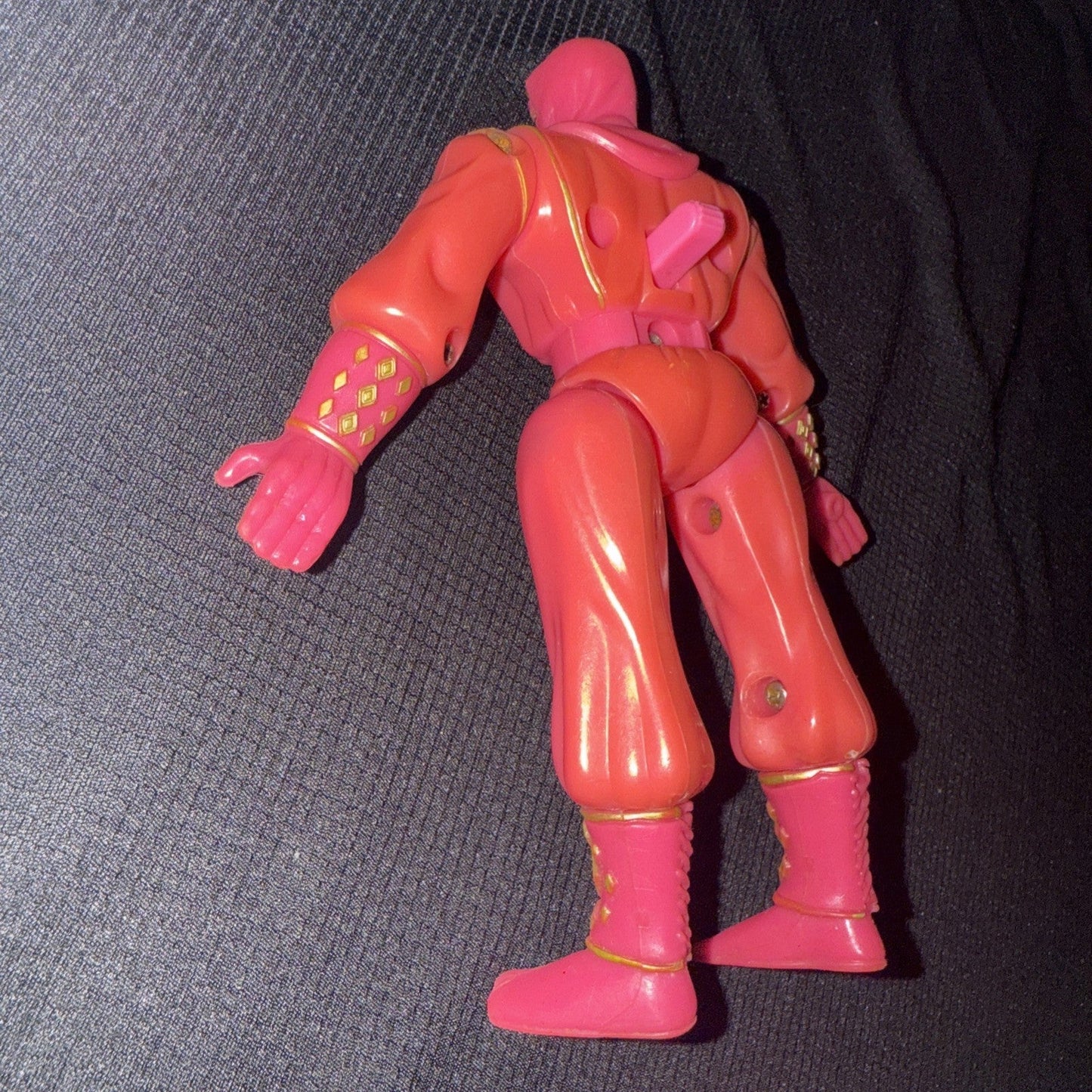 Mighty Morphin Power Rangers Net Launching Pink Ninja Ranger 1995 Bandai MMPR - toyscardscomics