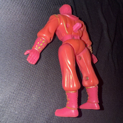 Mighty Morphin Power Rangers Net Launching Pink Ninja Ranger 1995 Bandai MMPR - toyscardscomics