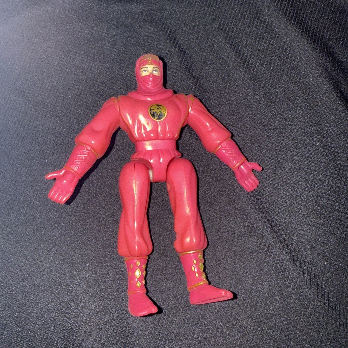 Mighty Morphin Power Rangers Net Launching Pink Ninja Ranger 1995 Bandai MMPR - toyscardscomics