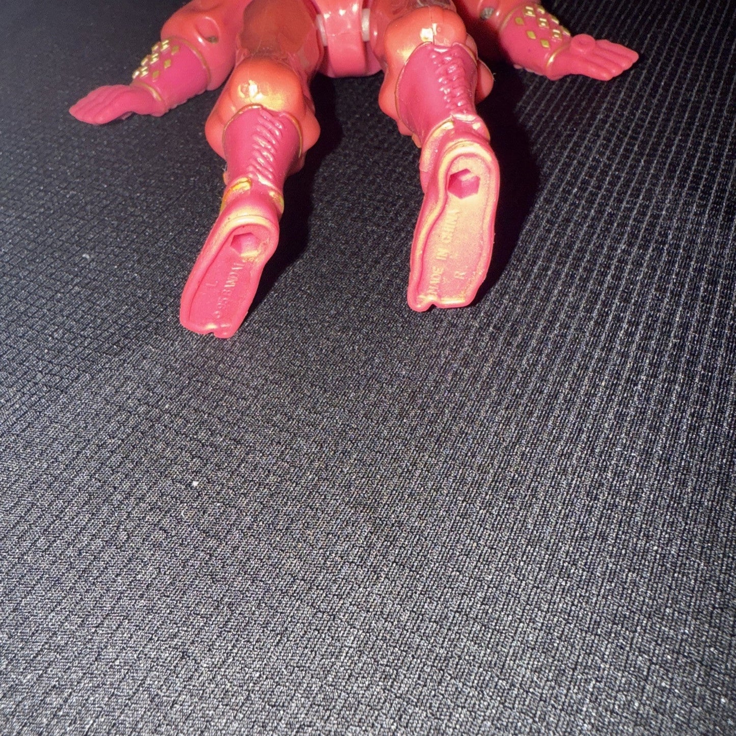 Mighty Morphin Power Rangers Net Launching Pink Ninja Ranger 1995 Bandai MMPR - toyscardscomics