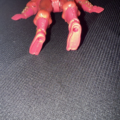 Mighty Morphin Power Rangers Net Launching Pink Ninja Ranger 1995 Bandai MMPR - toyscardscomics