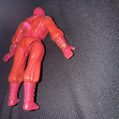 Mighty Morphin Power Rangers Net Launching Pink Ninja Ranger 1995 Bandai MMPR - toyscardscomics