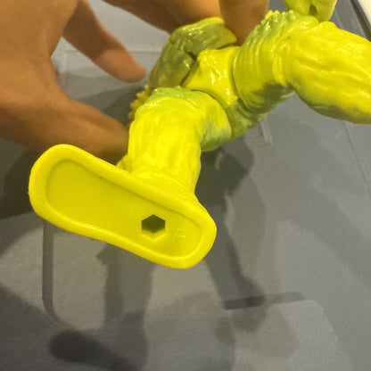 Mighty Morphin Power Rangers, Snapping Chest Invenusable Fly Trap 1994 Bandai - toyscardscomics