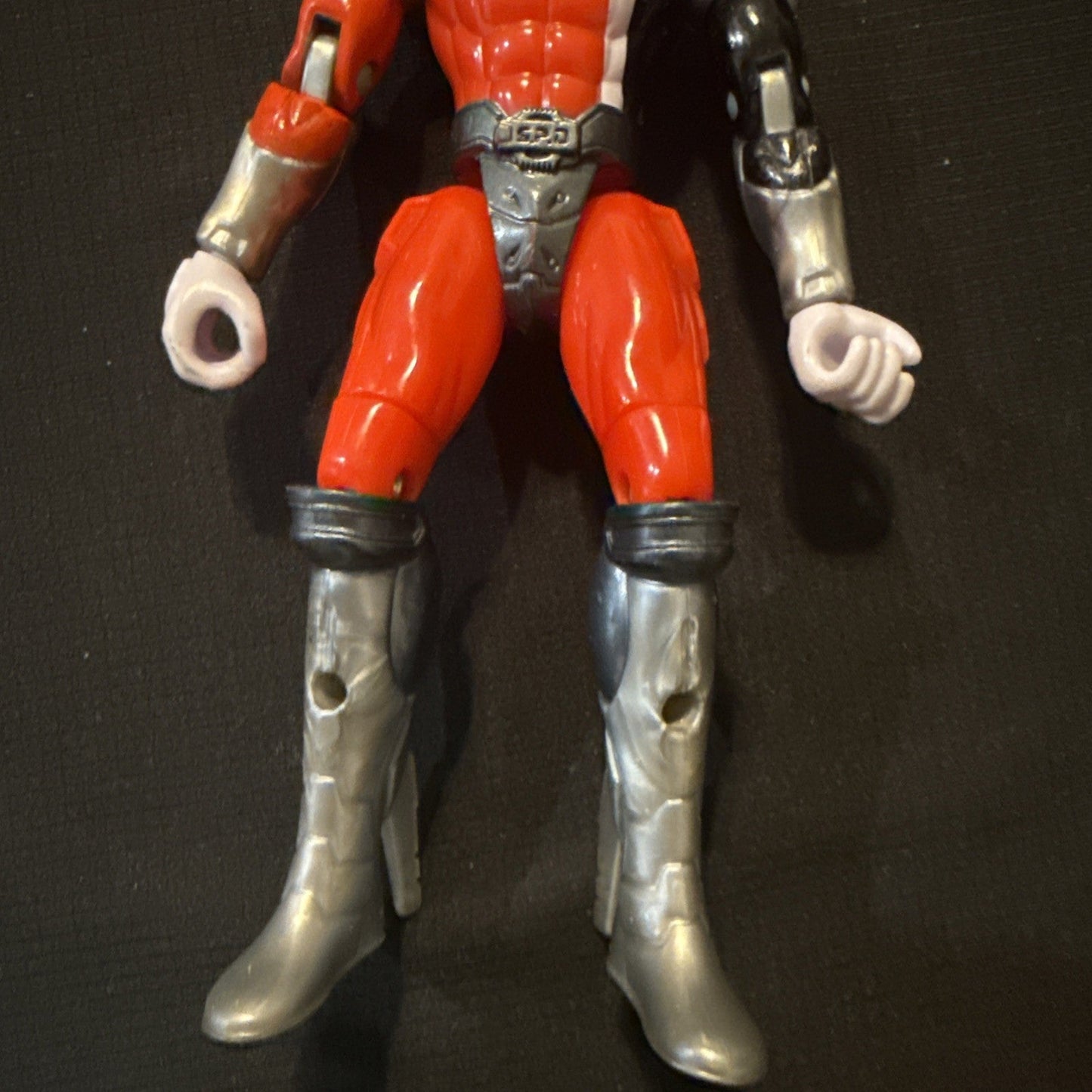 Mighty Morphin Power Rangers SPD Series Full Sized Red Action Figure - Bandai  - toyscardscomics