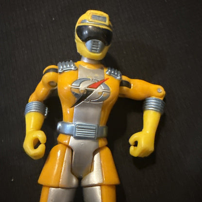 Mighty Morphin Power Rangers Special Edition Metallic Head Flip Blue 1993 - toyscardscomics